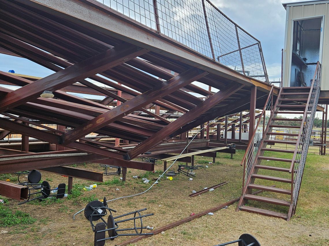 Six of eight hospitalized after Saturday's fairgrounds bleacher collapse have been released