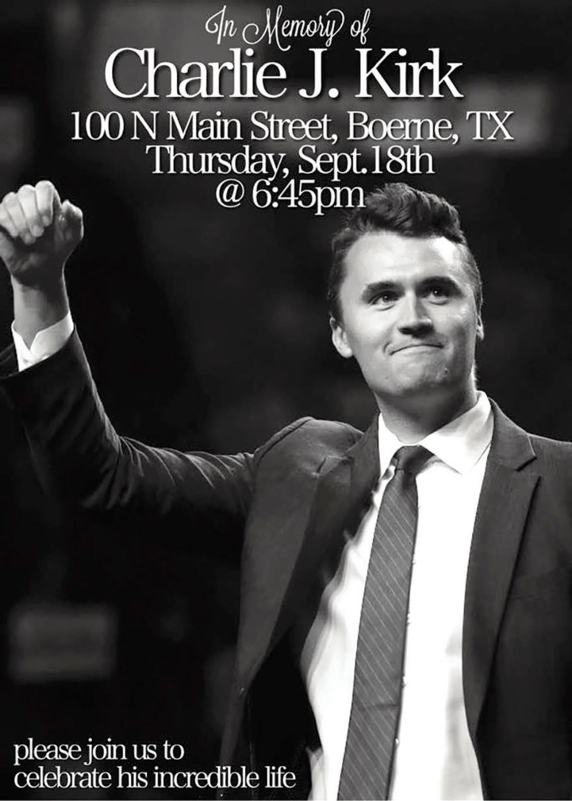 Kirk vigil Thursday on Plaza