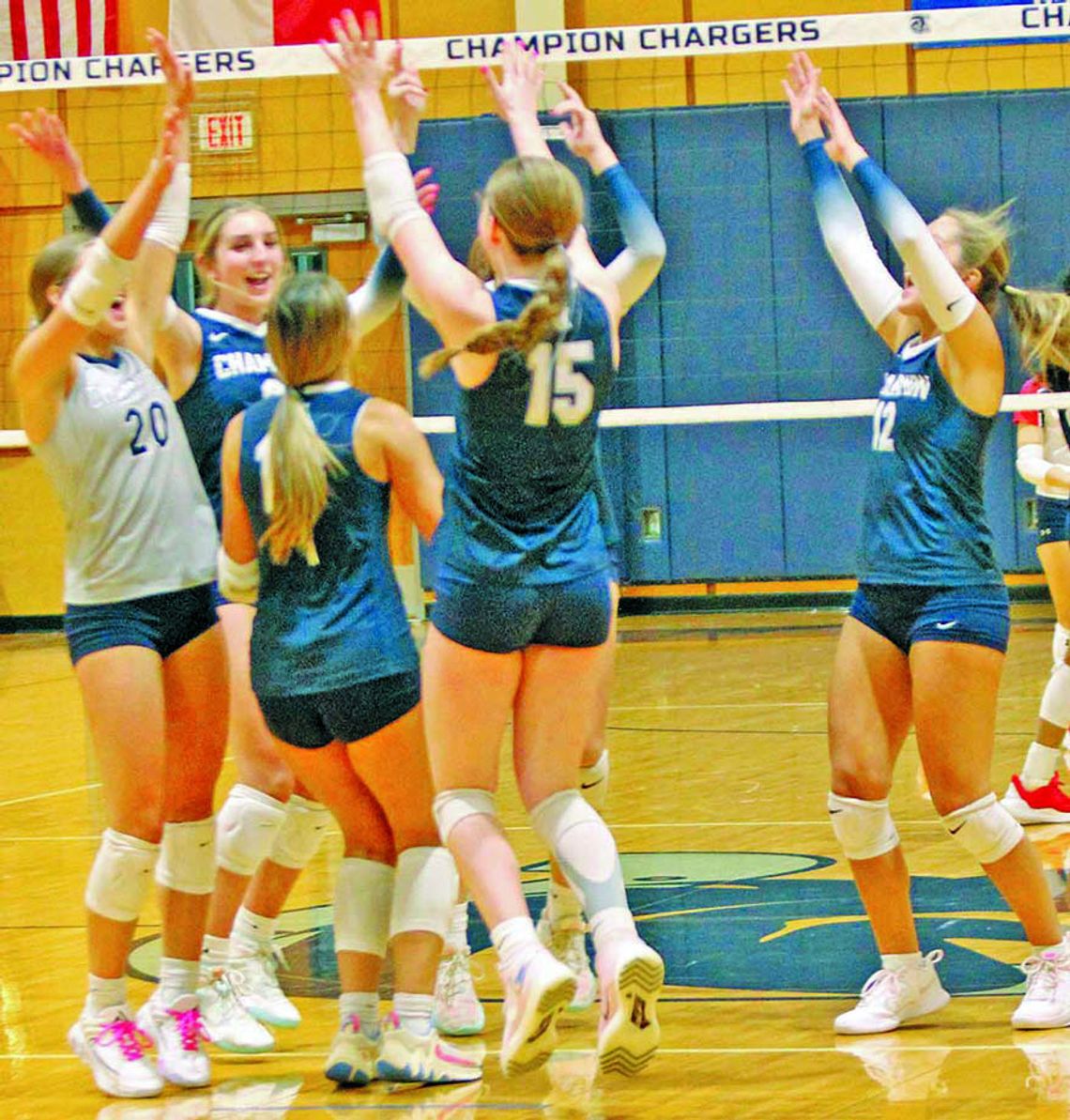 Lady Chargers mow down another opponent in three sets
