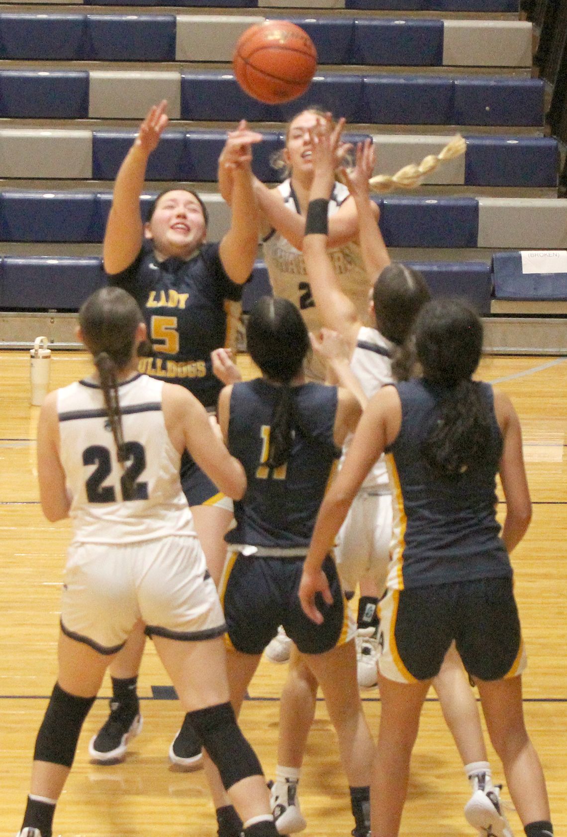 Lady Chargers tripped up by Lady Antlers