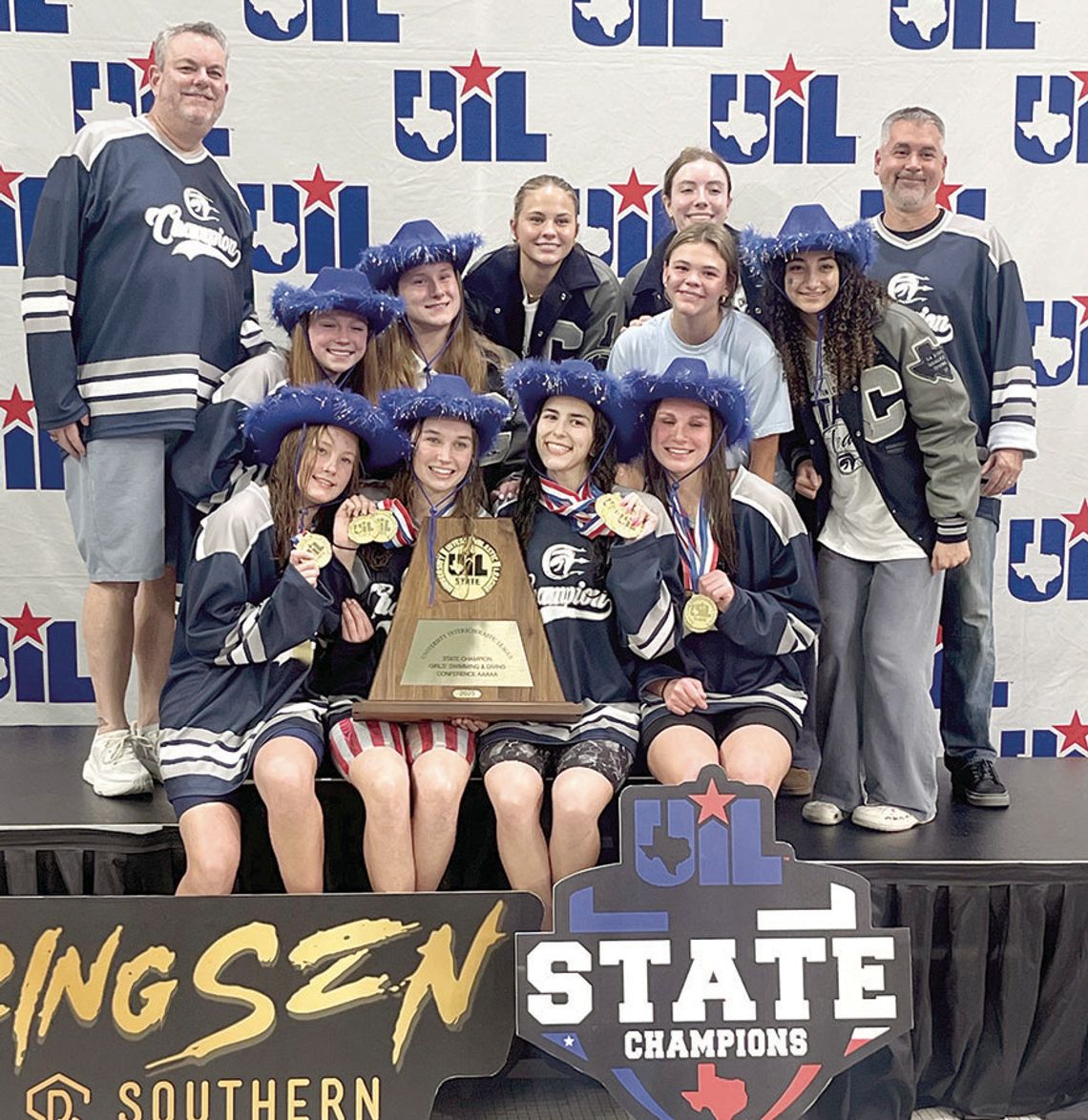 Lady Chargers win 5A state swim championship