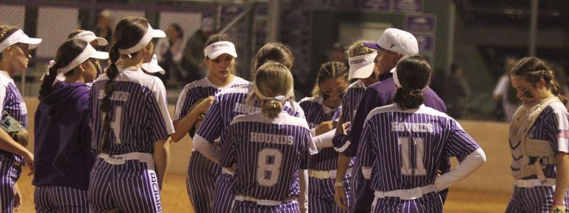 Lady Hounds hit 7 home runs against Bandera