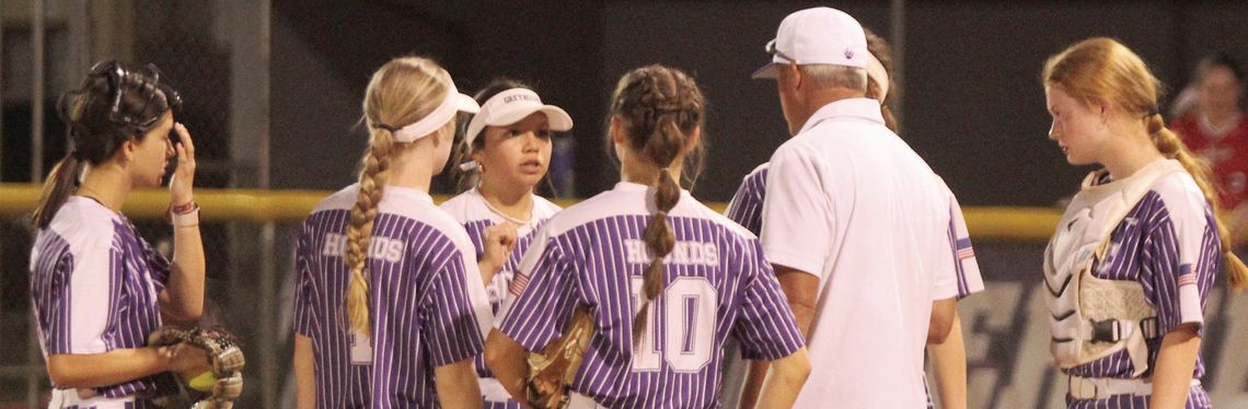 Lady Hounds run rule Hondo softball team