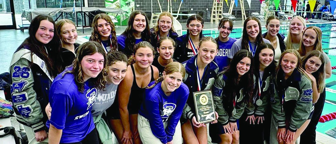 Lady Hounds take 2nd at district swim meet