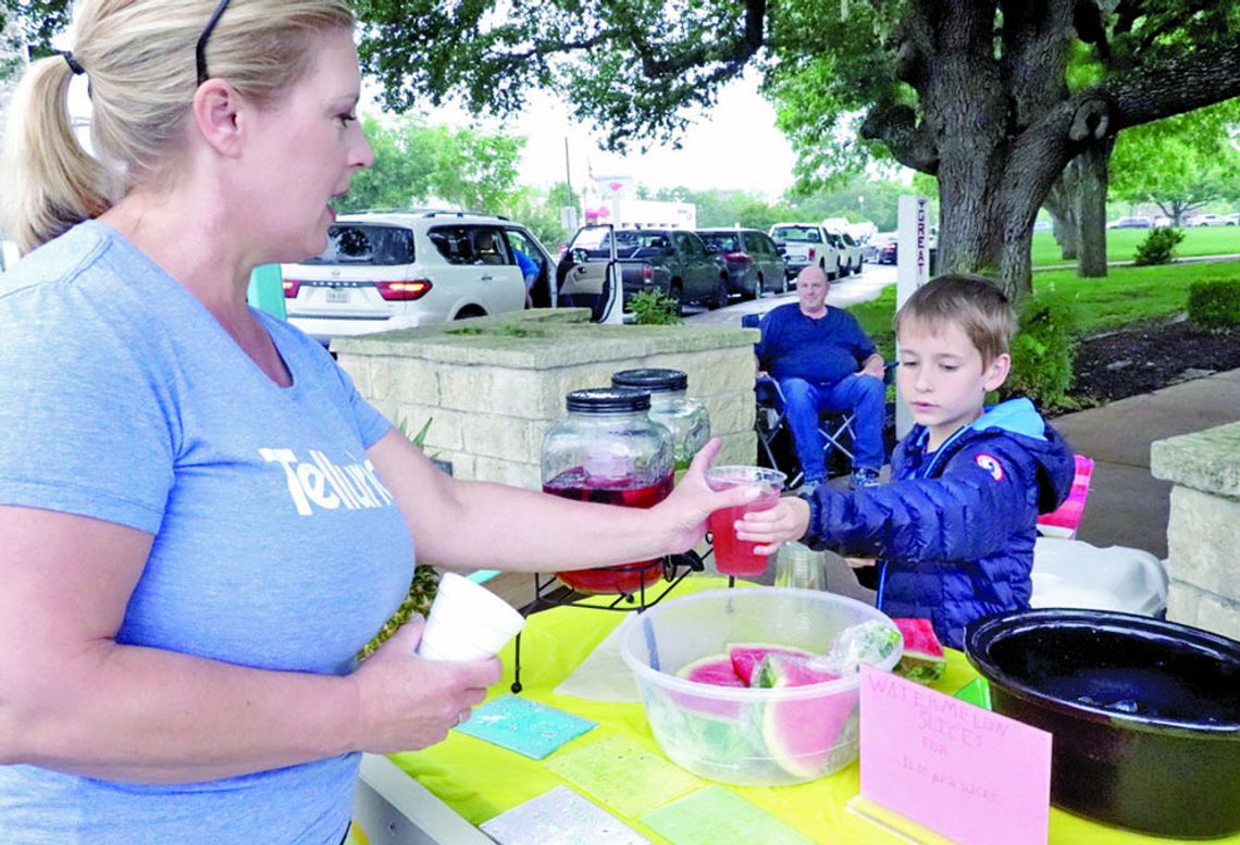 Langston serves up the lemonade