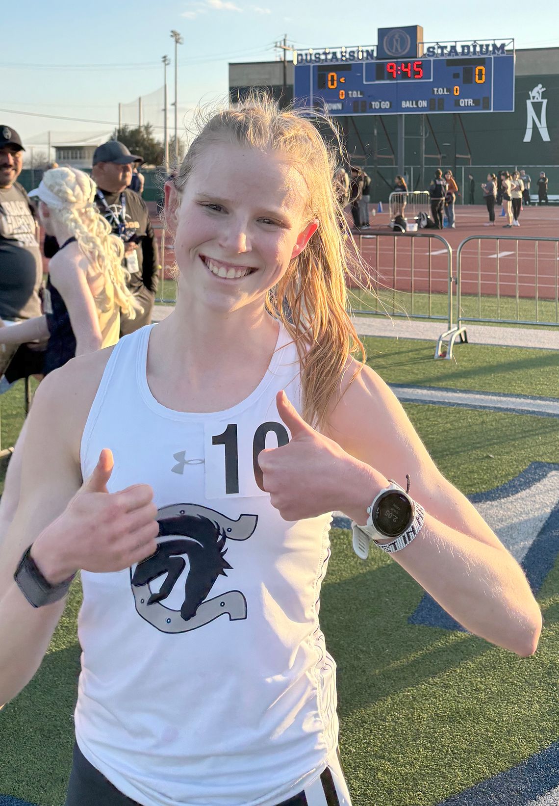 Leachman breaks national record as high school track season kicks off