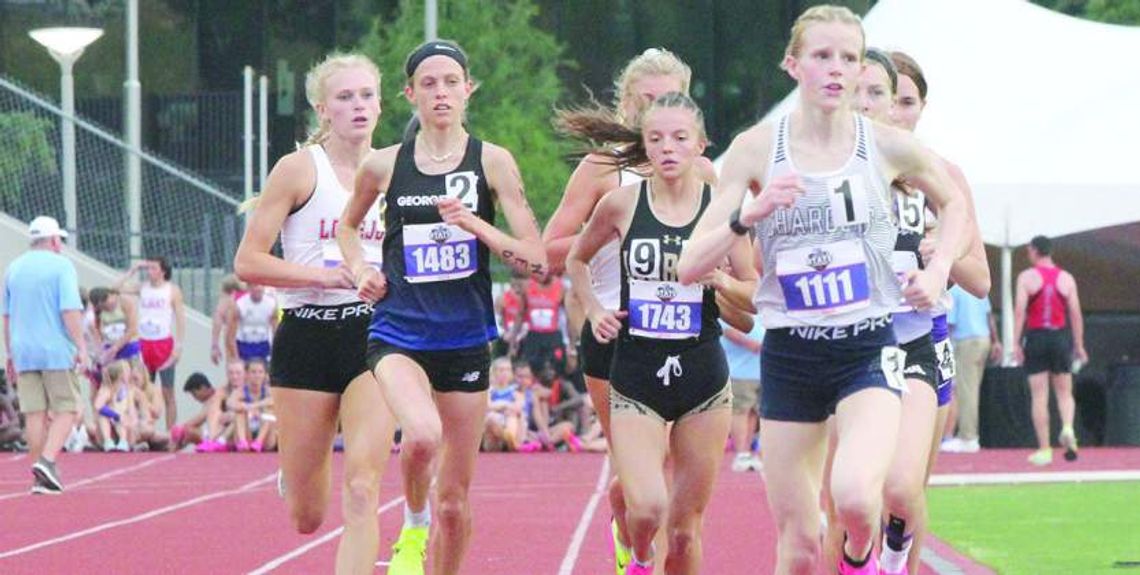 Leachman earns gold medal at state track meet