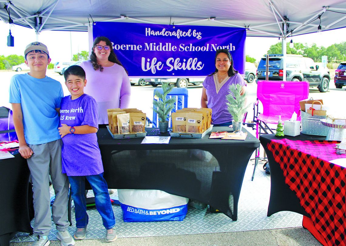 Life-skills class showcase handmade wares