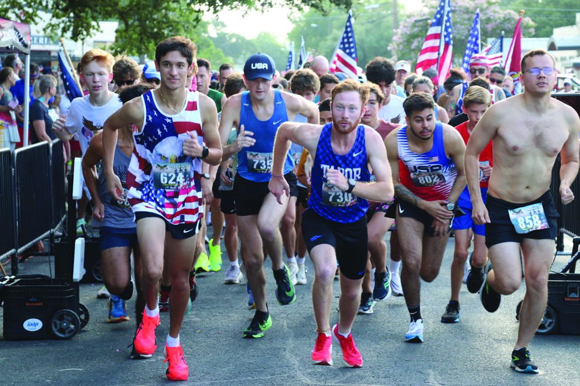 Light breeze keeps flags waving during July 4 Flag Run