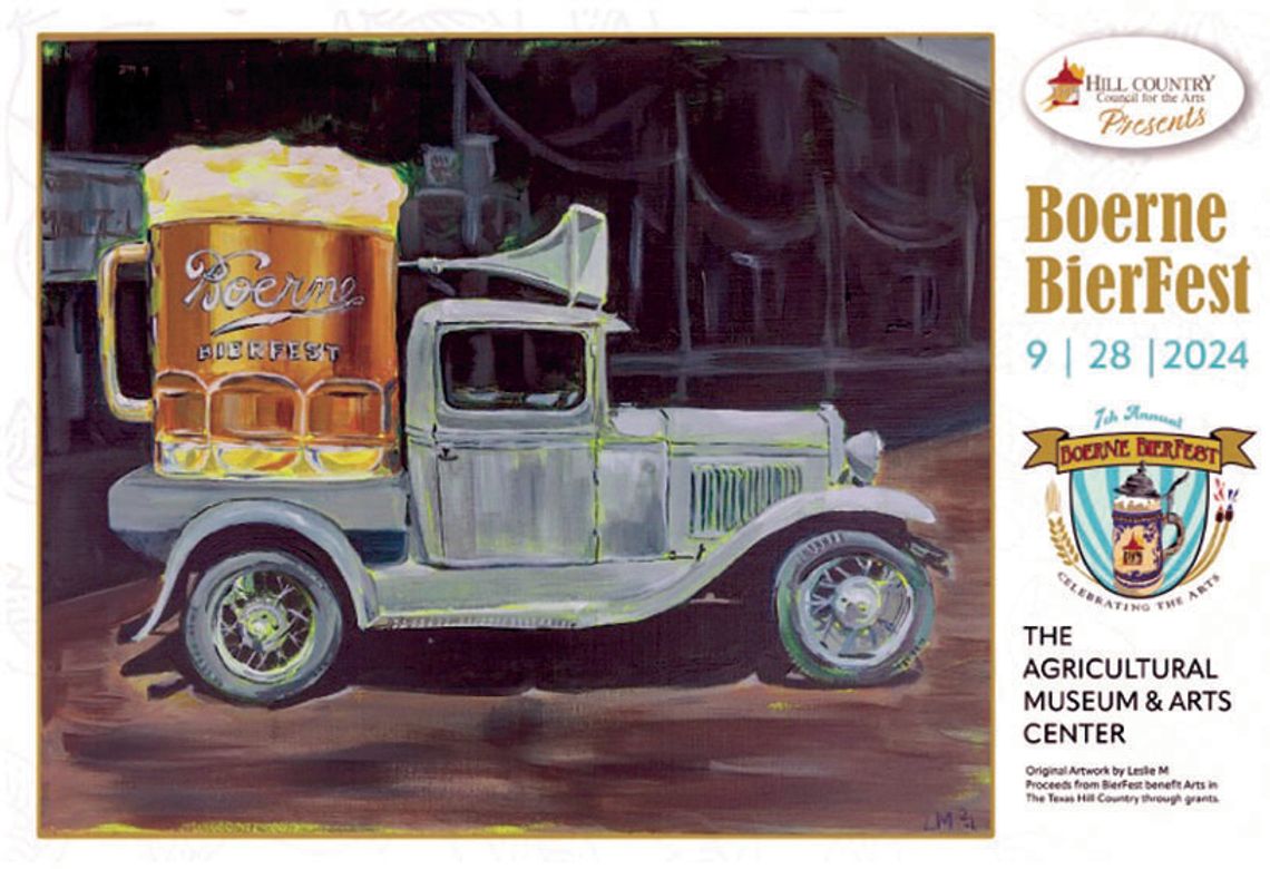 Matiacio’s beer wagon serve as Bierfest poster