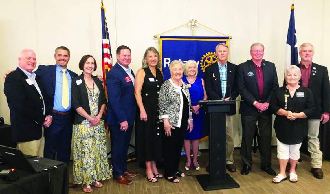 New leadership team elected by Fair Oaks Ranch Rotarians