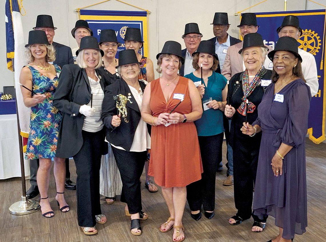 New leadership team installed by Fair Oaks Ranch Rotarians