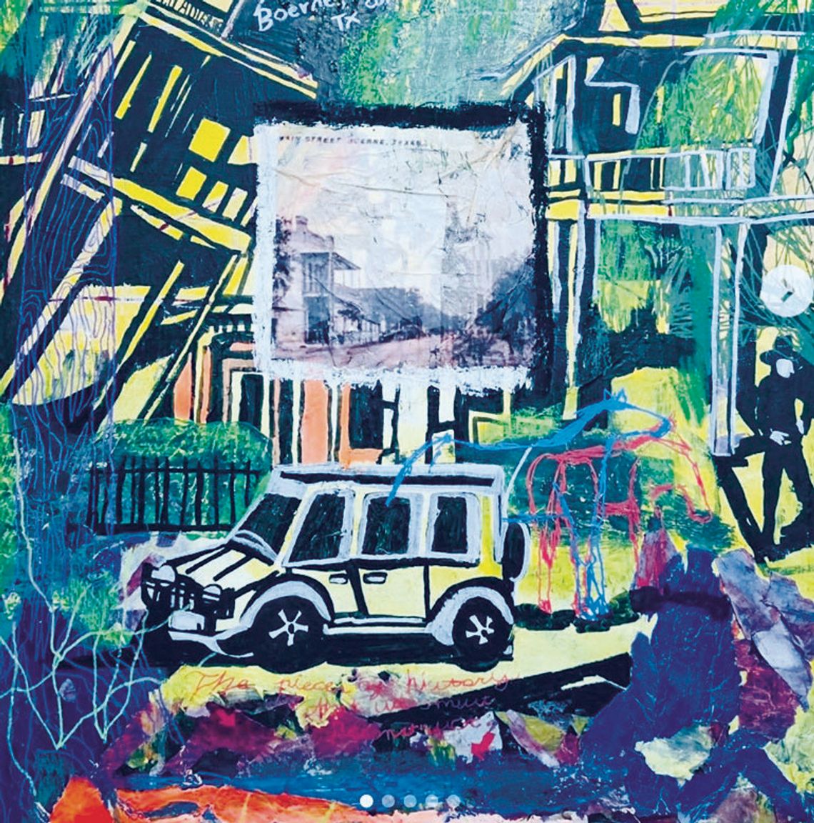 ‘No Blank Canvas’ artist’s work on display at library