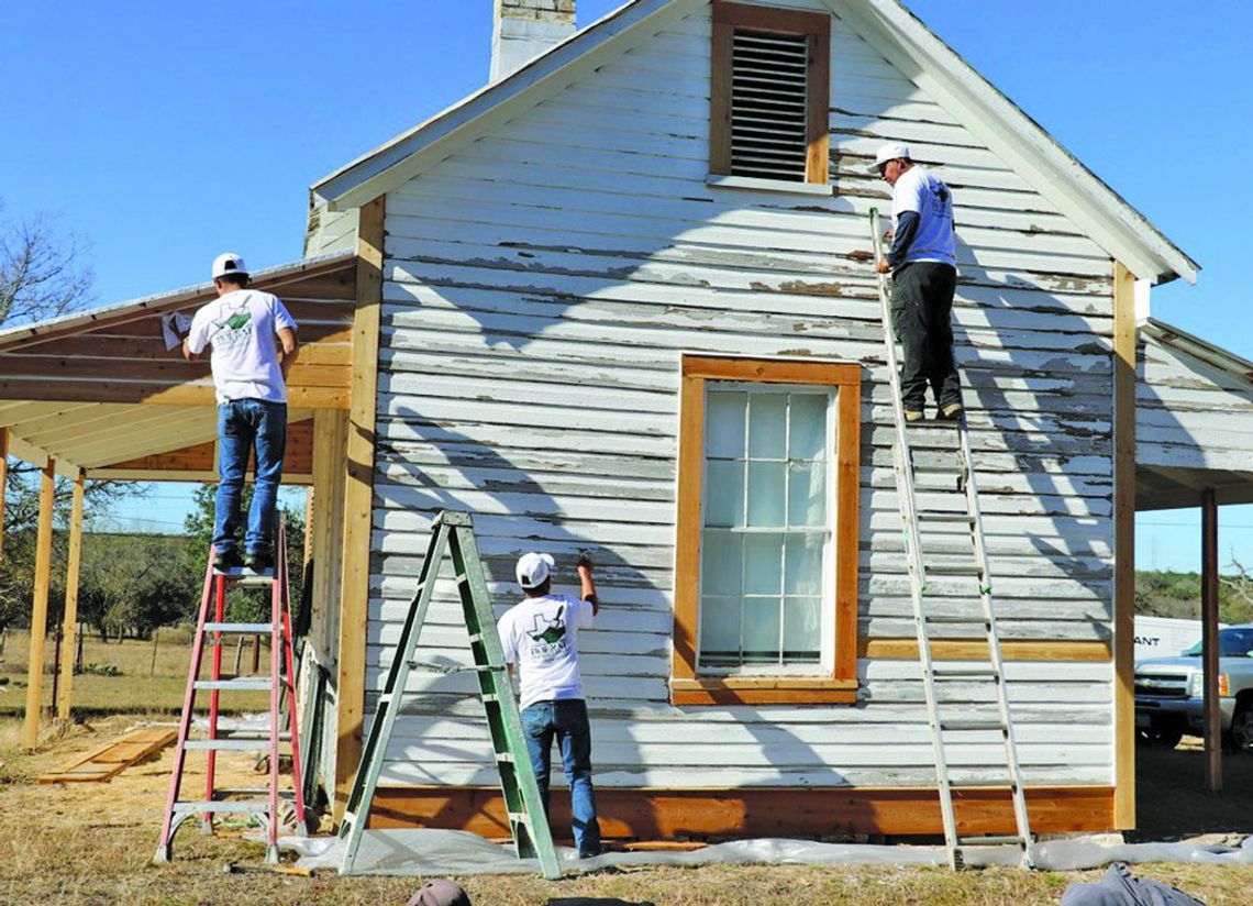 Old schoolhouse getting a new look Old schoolhouse getting a new look
