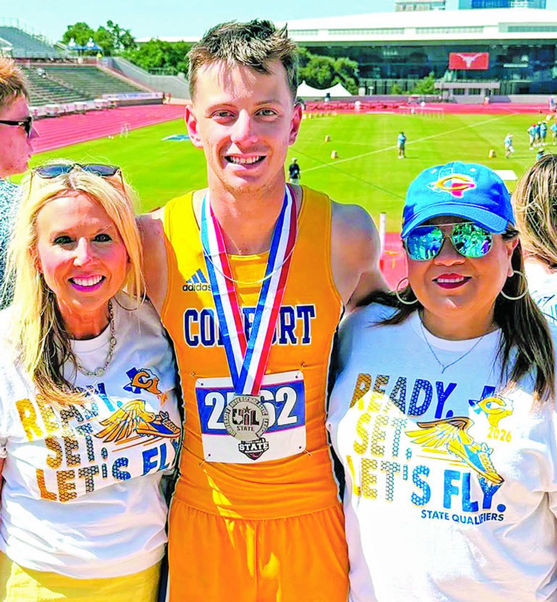 Pape earns first state medal for Comfort track since ’04