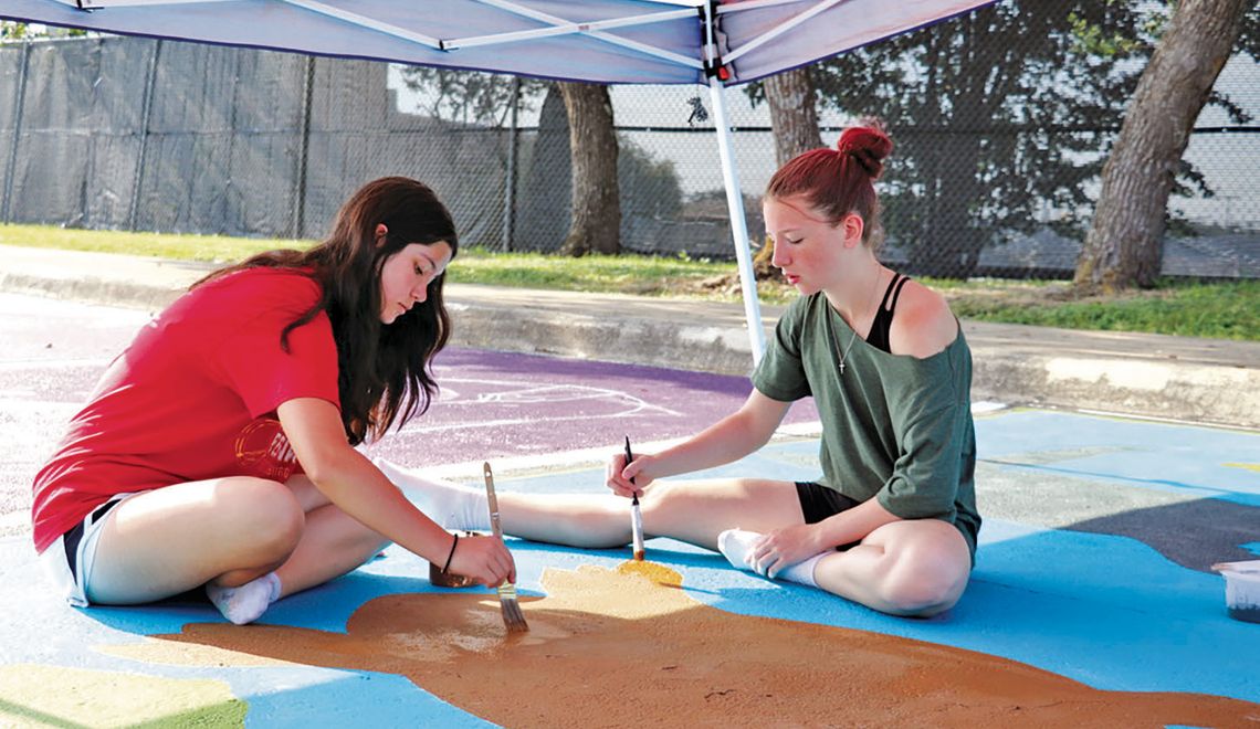 Parking painting