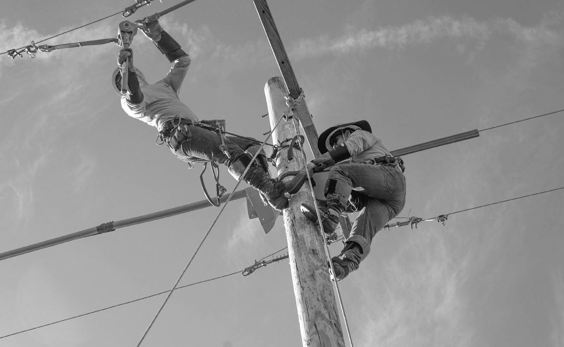 PEC linemen compete in skills test rodeo PEC linemen compete in skills test rodeo
