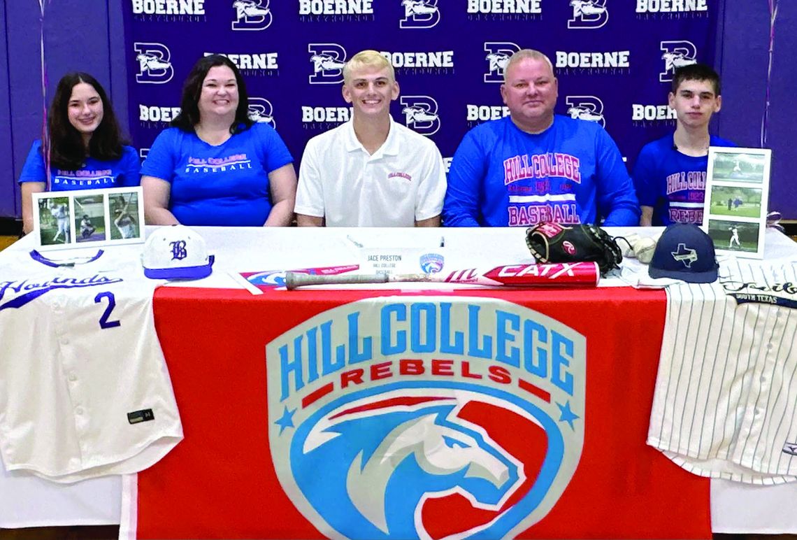 Preston signs with Hill College