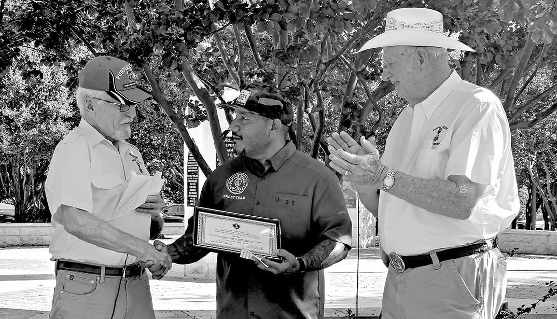 Purple Heart Monument dedication ceremony
