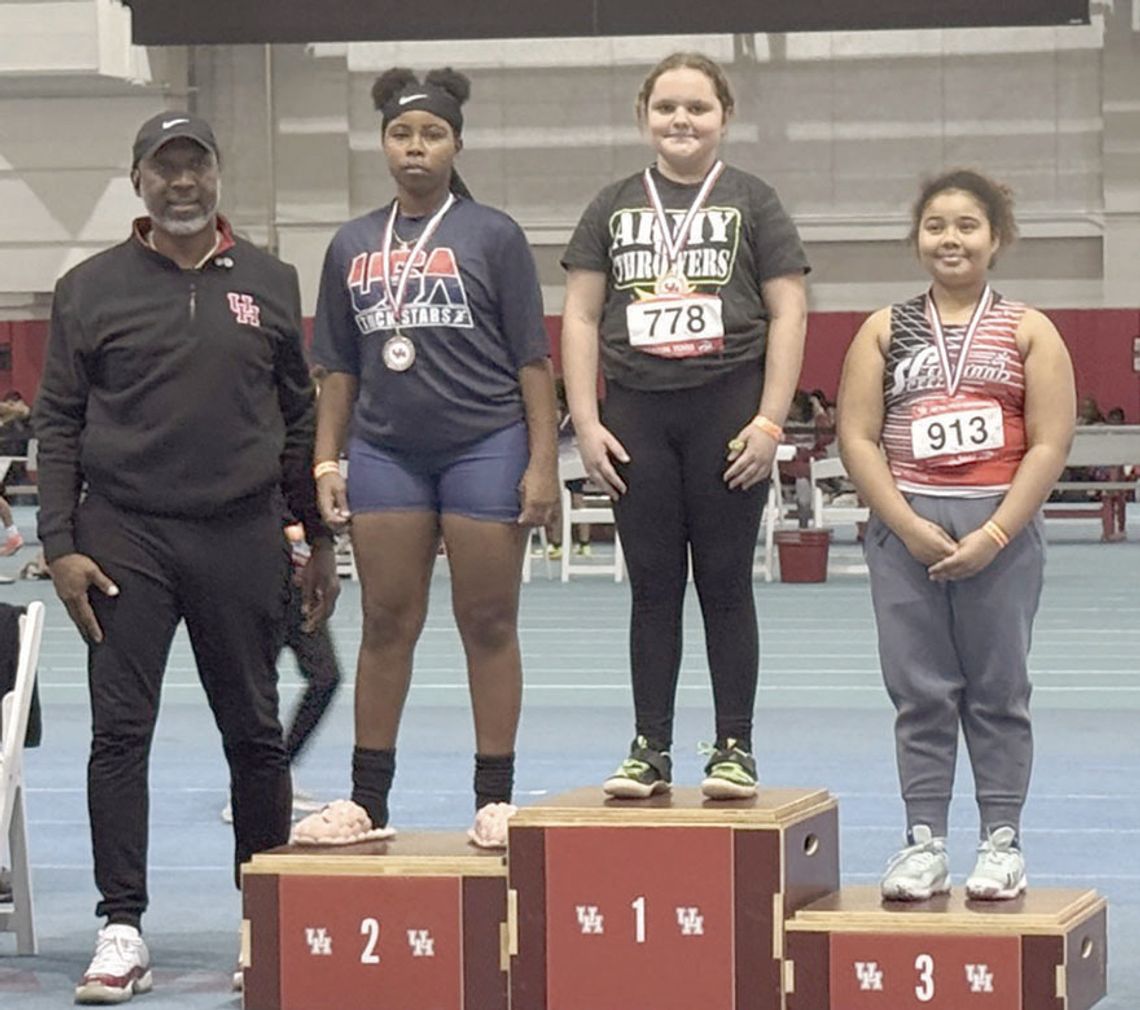 Reyes wins shot put at Joe DeLoach Youth Invitational