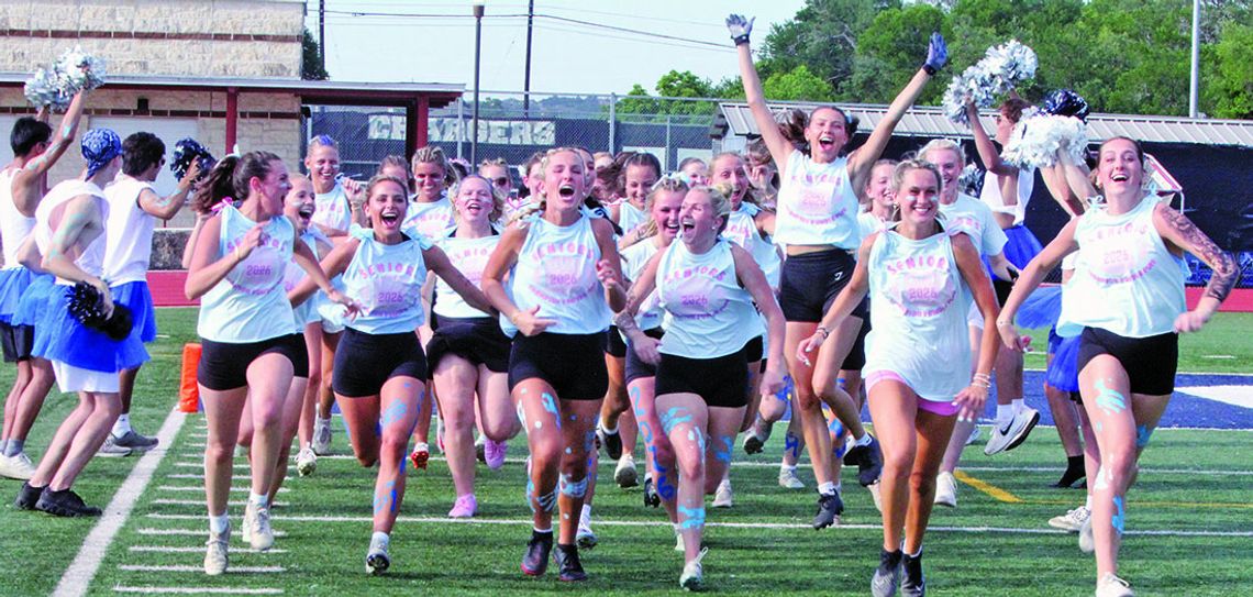 Senior rule in Charger powder puff game