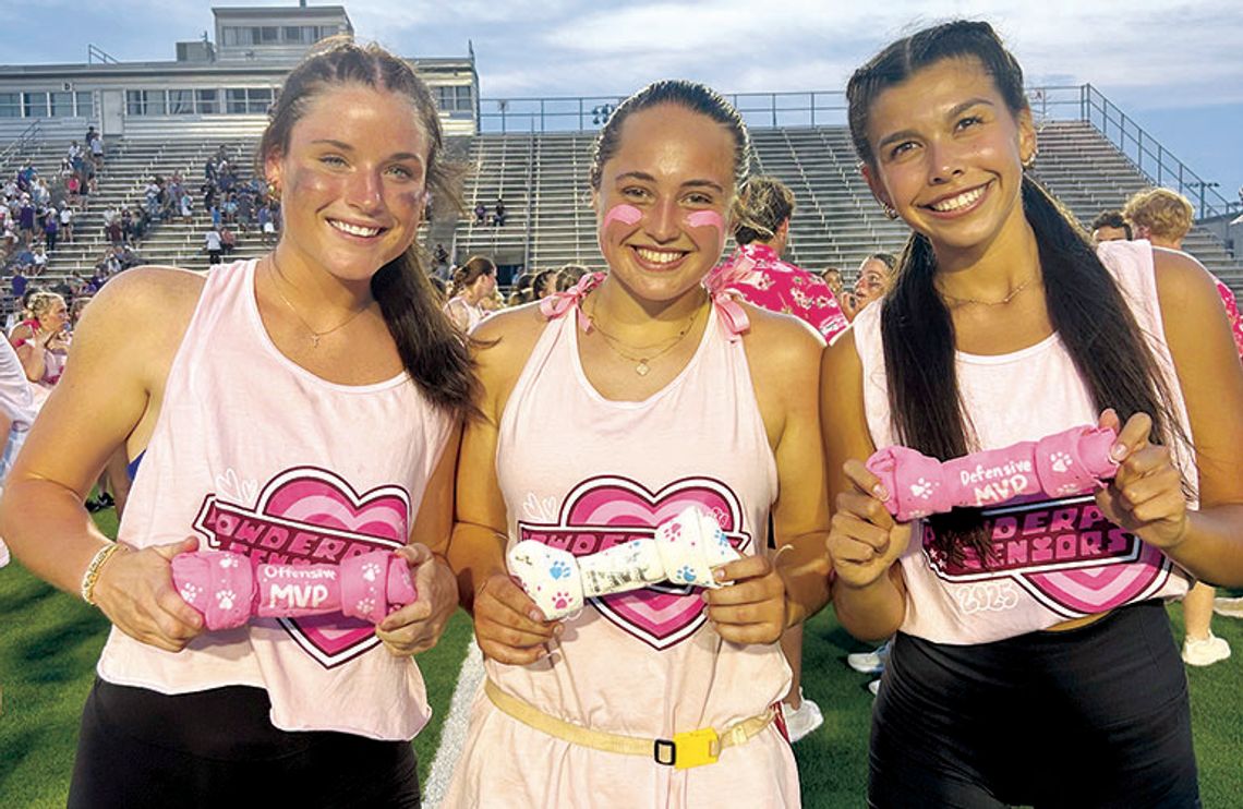 Seniors beat juniors in BHS powder puff game