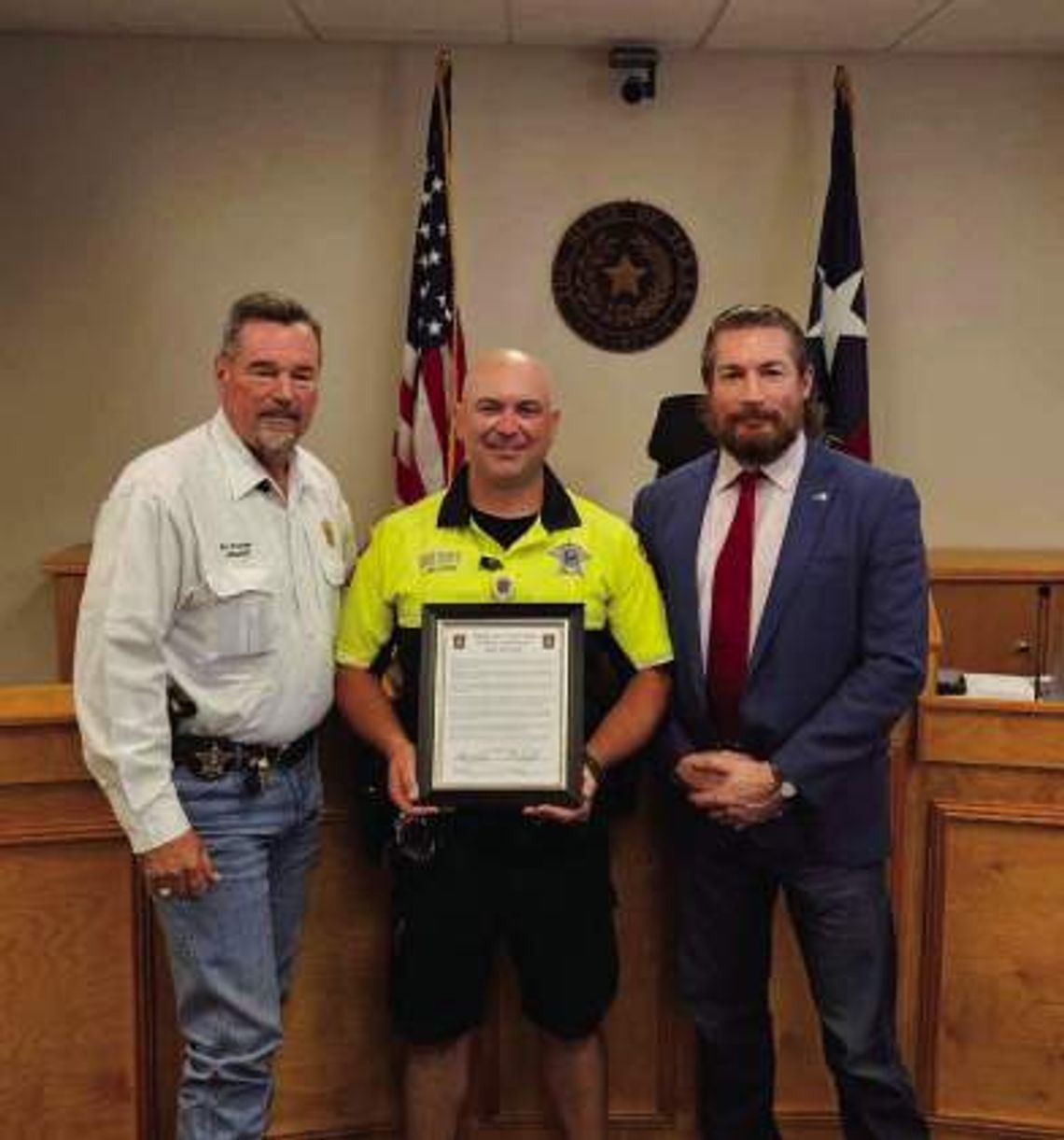 Sheriff’s deputy recognized as Texas school officer of athe year