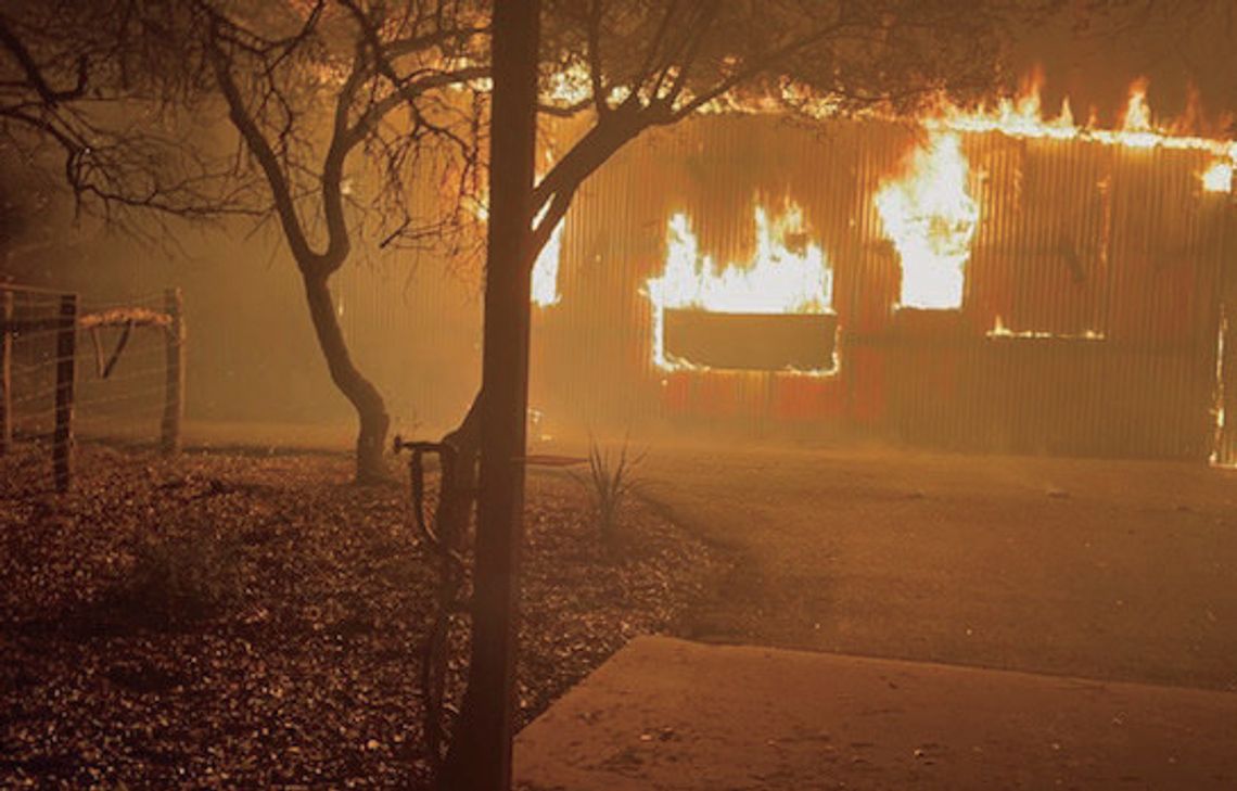 Snuffed fireworks rekindle; blaze consumes barn, UTV