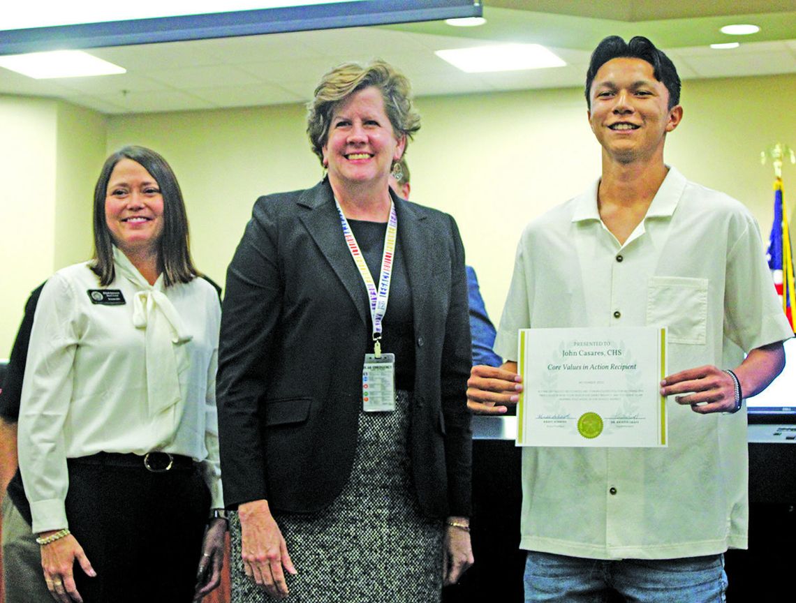 Student’s compassion, fundraising lauded by BISD Student’s compassion, fundraising lauded by BISD