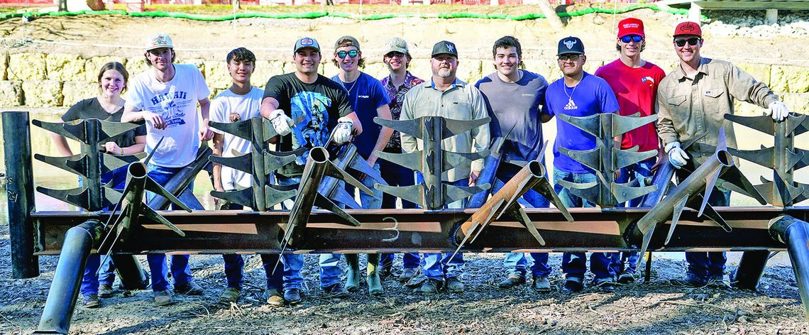 Students build fish habitats for Cibolo Creek