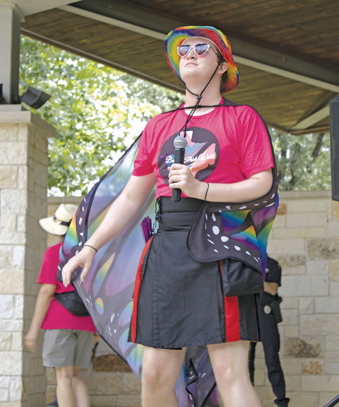 Supporters take Pride for a Walk