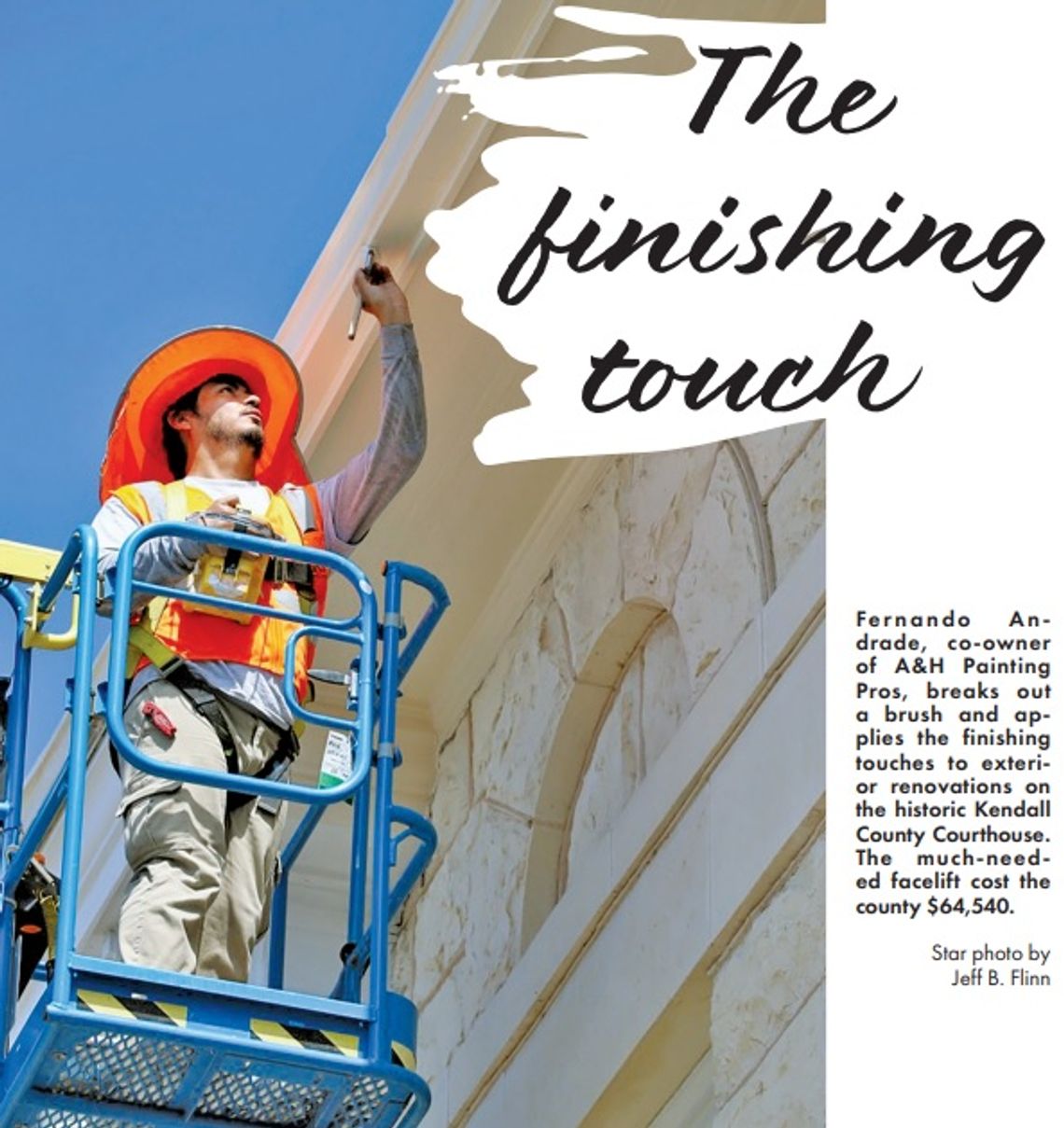 The finishing touch