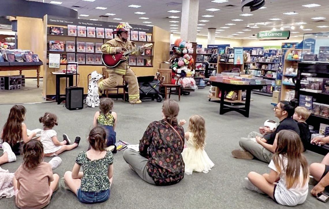 The Singing Firefighter here Sunday