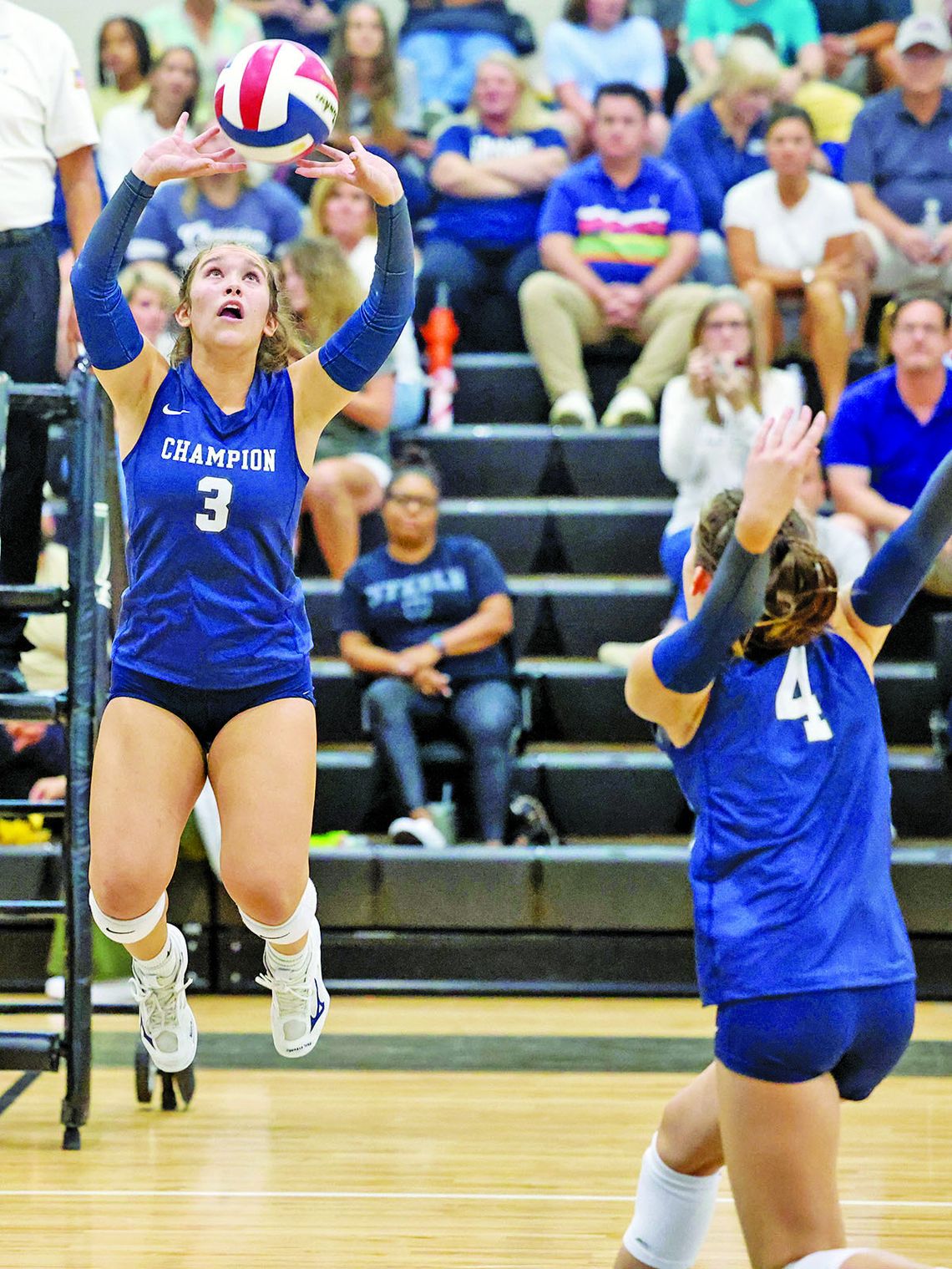 Tivy trips up Lady Chargers in three sets