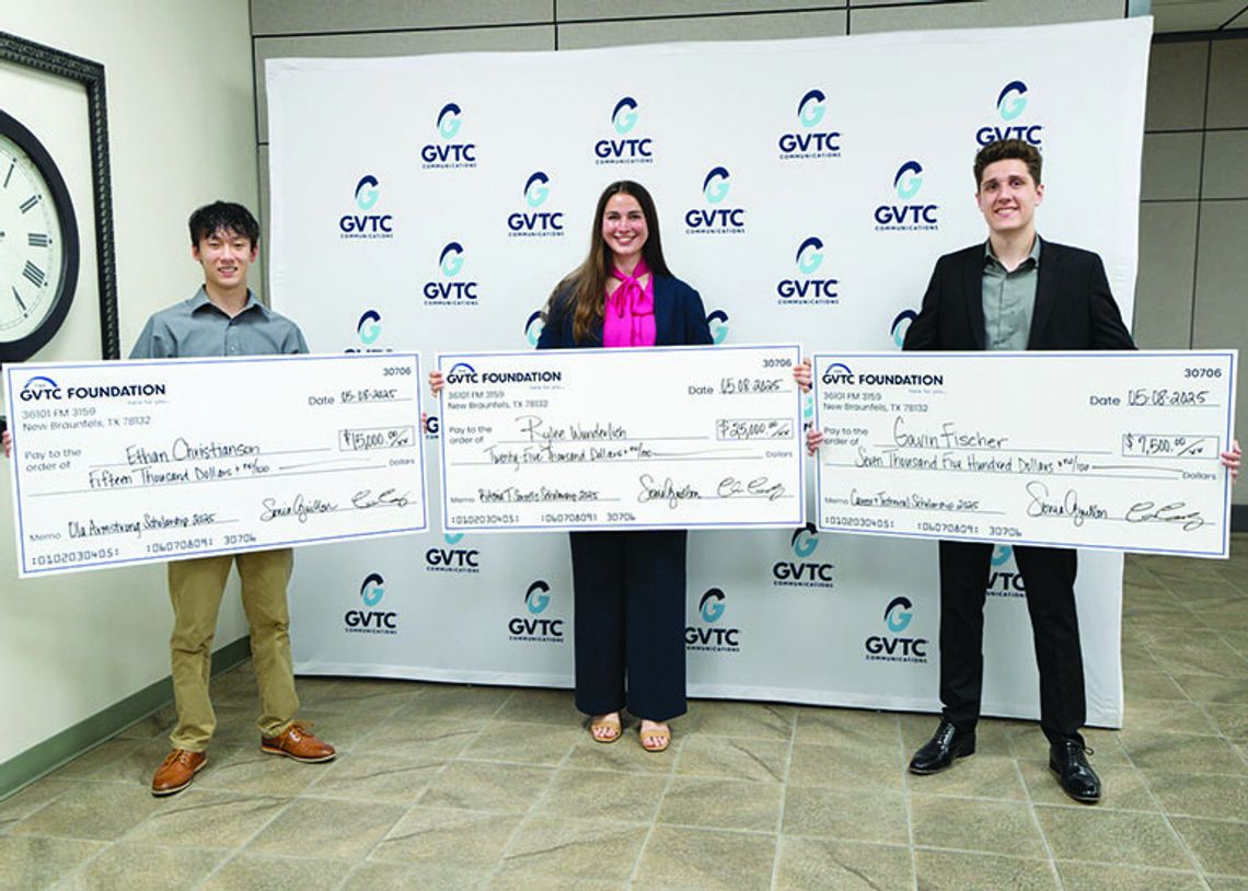 Trio claim GVTC scholarships