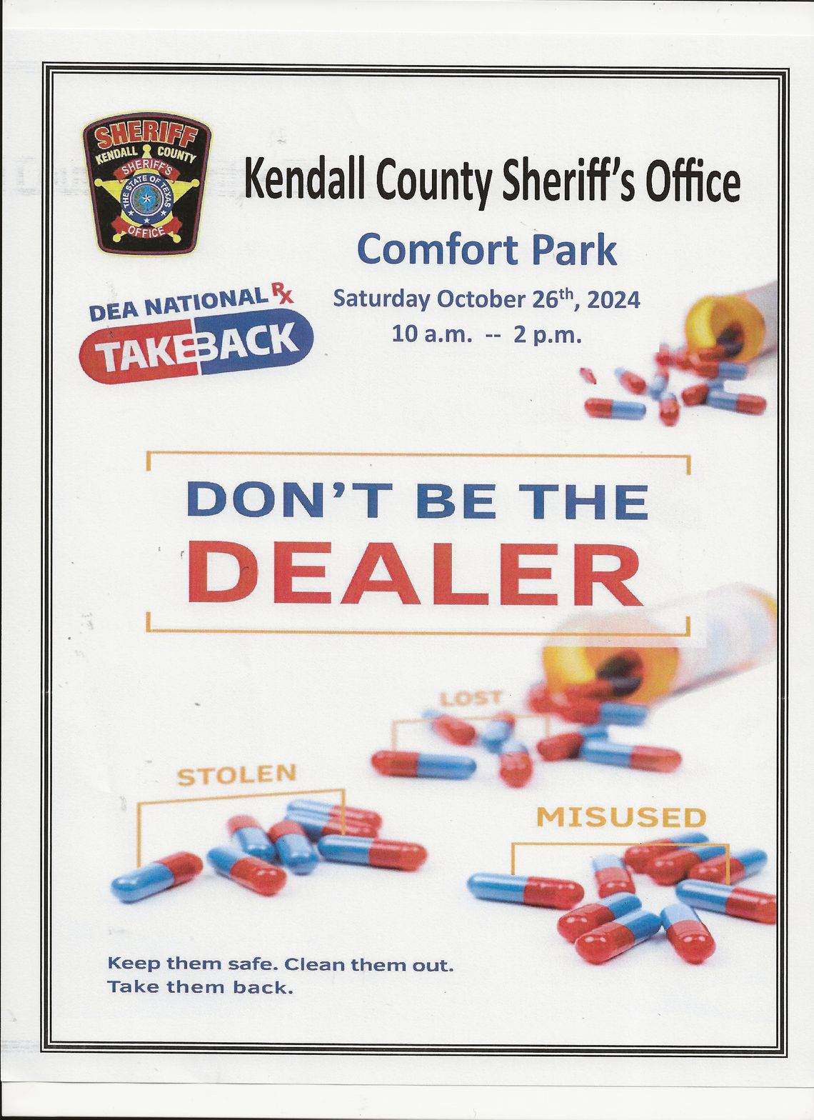 Turn in your expired, unused prescriptions