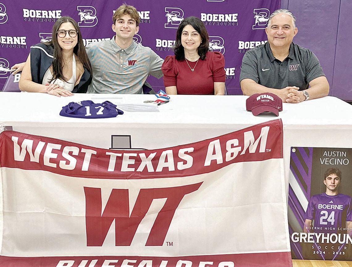 Vecino signs with West Texas A&M University