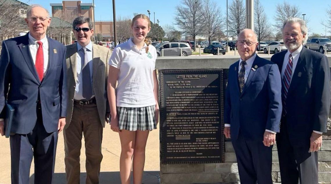 ‘Victory or Death’: Travis letter to be erected at courthouse