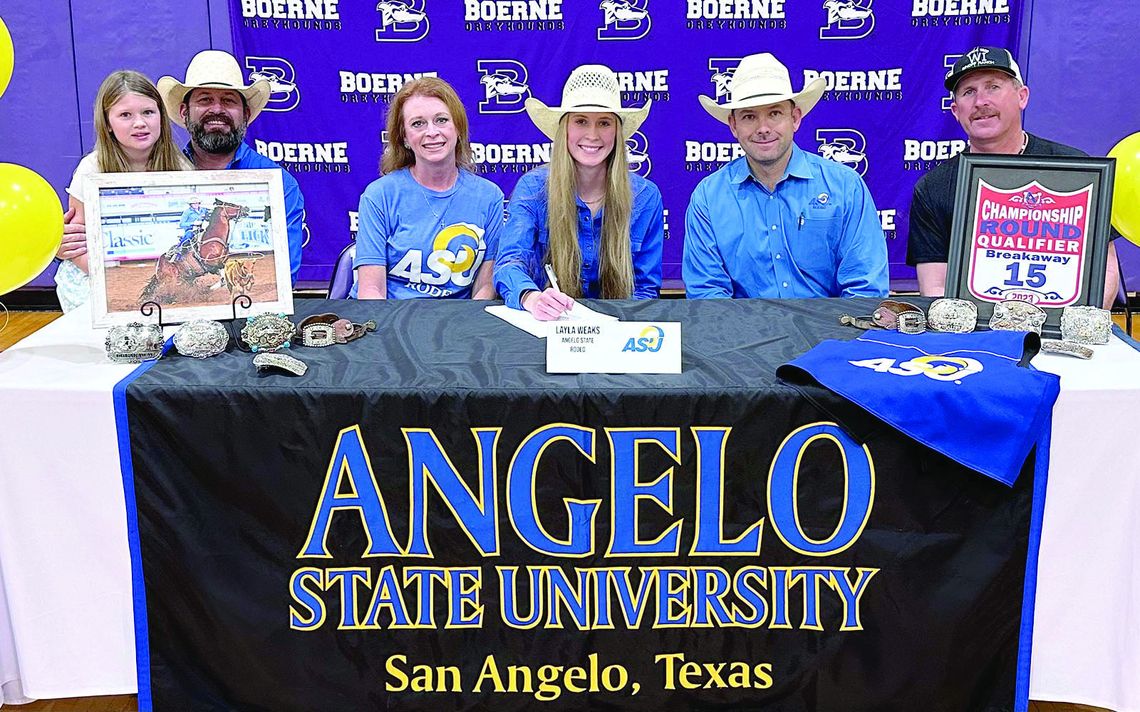 Weaks signs with Angelo State University