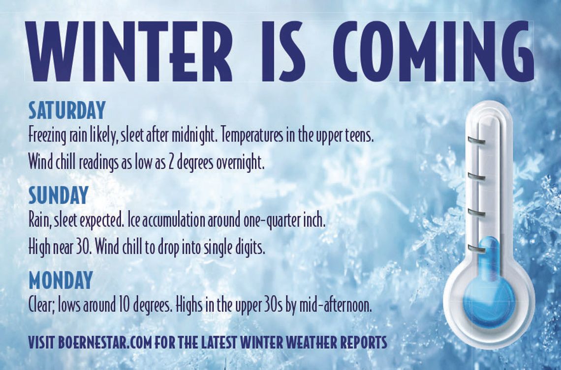 Winter weather alert for area