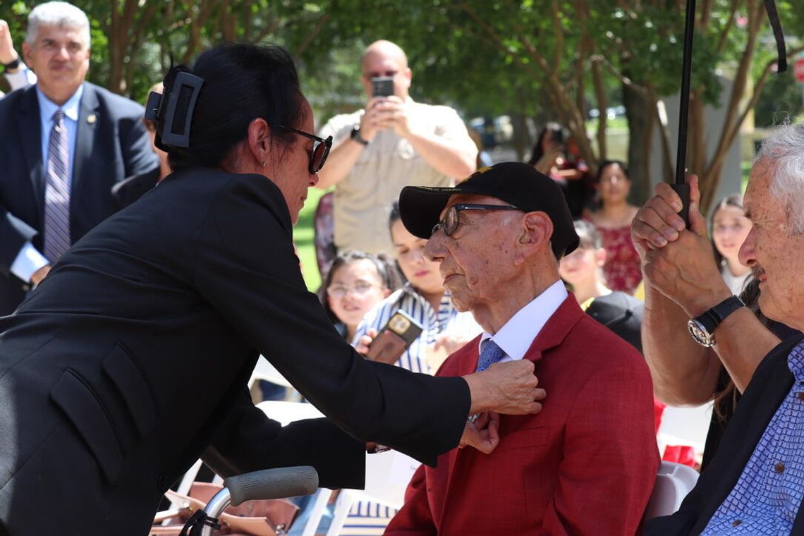 WWII vet receives prestigious French Honor medal