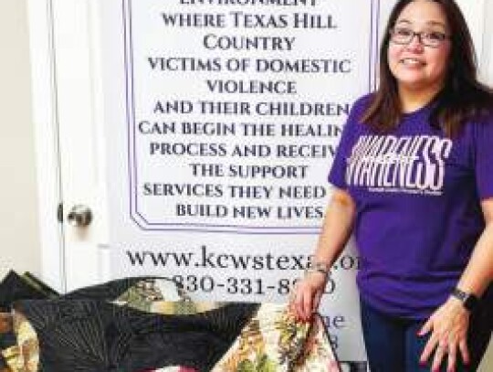 The Kendall County women’s shelter received quilts and pillowcases from the Cibolo Creek Quilters Guild. Submitted photos