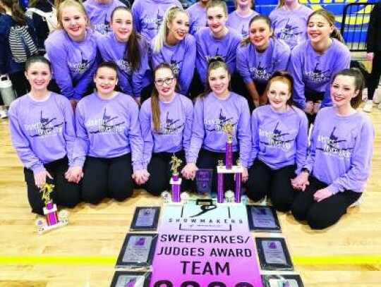 Members of the Boerne High School Starlettes are, from left, front row: Maysen Lester, Rachel Murphy, Victoria Niemeier, Emily Boerner, April Hurley and Olivia Strange. Second row: Emma Jennings, Bailey Bradford, Lizzie Johnson-Clarke, Ella Boles, Hailey Vanlandingham and Katya Stewart. Ba...