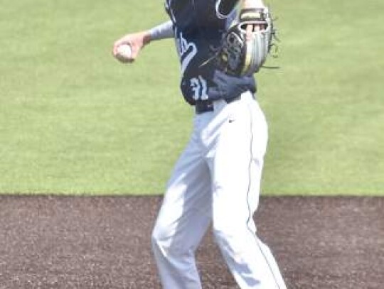 Grant Roberson bats for the Geneva baseball team in a game earlier this year. The Eagles tangled with Brooke Hill in the second round of the playoffs earlier this week. </br> Star photo by Catherine Davis