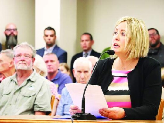 The county’s proclamation was read and issued by Judge Darrel Lux on Aug. 8, and he also presented it to Almager in front of other nonprofit leaders and others. Star photo by Zachary-Taylor Wright 