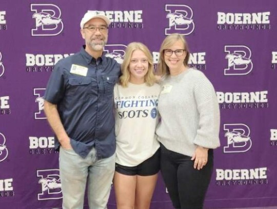 Boerne High’s Serena Ross signed a national letter of intent to play tennis at Gordon College.