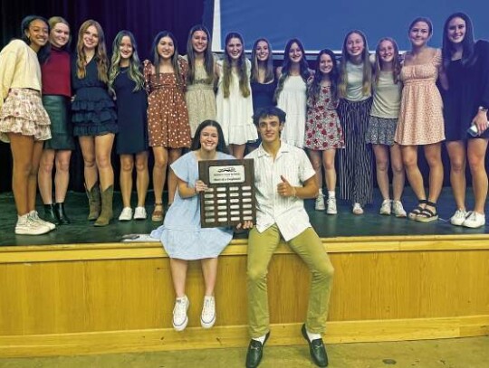 The Heart of a Greyhound award this year went to the entire girls team and to Caleb Benchoff on the boys side. </br> Star photos by Kerry Barboza