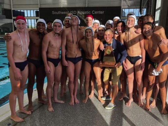 The Champion boys water polo team earned silver medals in the inaugural season as a UIL sport.