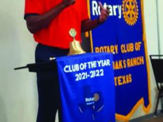 Sean Elliot speaks to the Fair Oaks Ranch Rotary Club. Photo courtesy of Greg Buschmann.