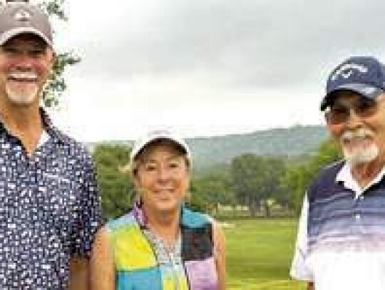 Jeff Lott, Charlie Burns and Mindy Hunter tied for 3rd place at the event. Submitted photos